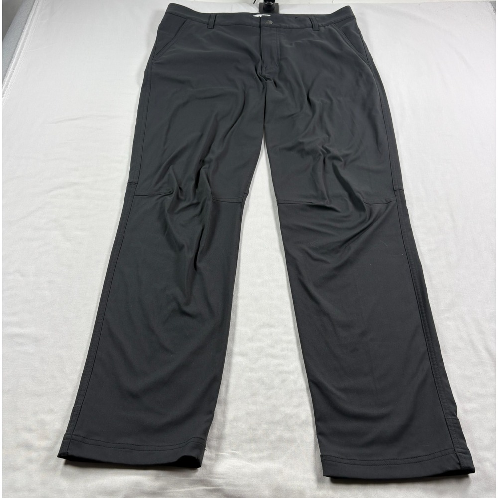 REI Co-op Pants Mens 36x32 Black Chino Tech Stretch Outdoor Hiking Trail